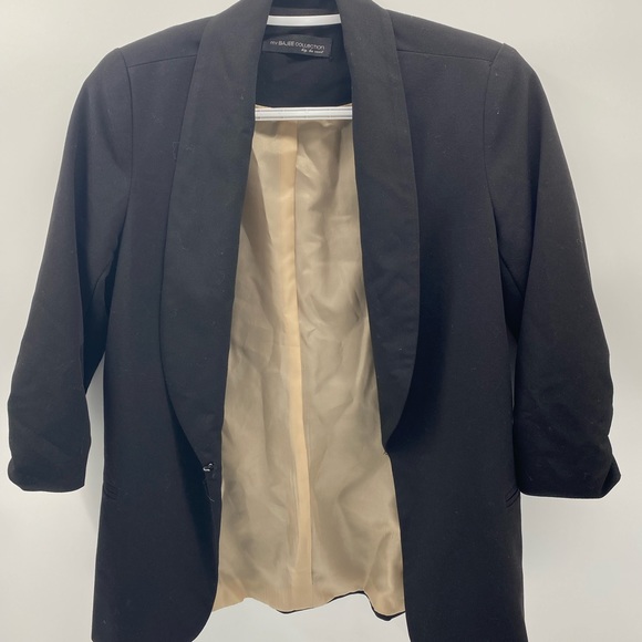 MY BAJEE COLLECTION WOMEN BLAZER M BLACK - Picture 1 of 6